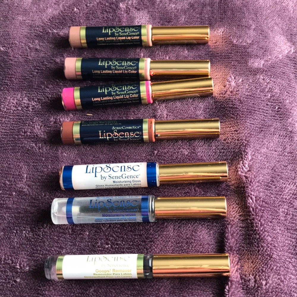 Lip Sense lip color and glosses and oops remover